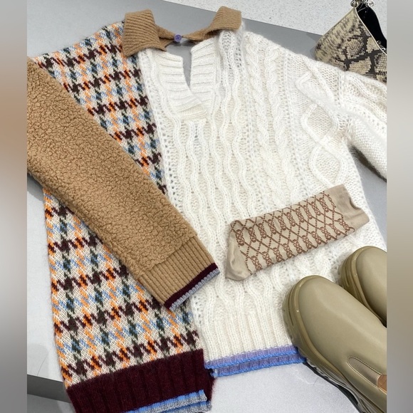 Stylish Multicolor Sweater for Women - Picture 1 of 7